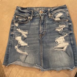 American Eagle jean skirt size 2